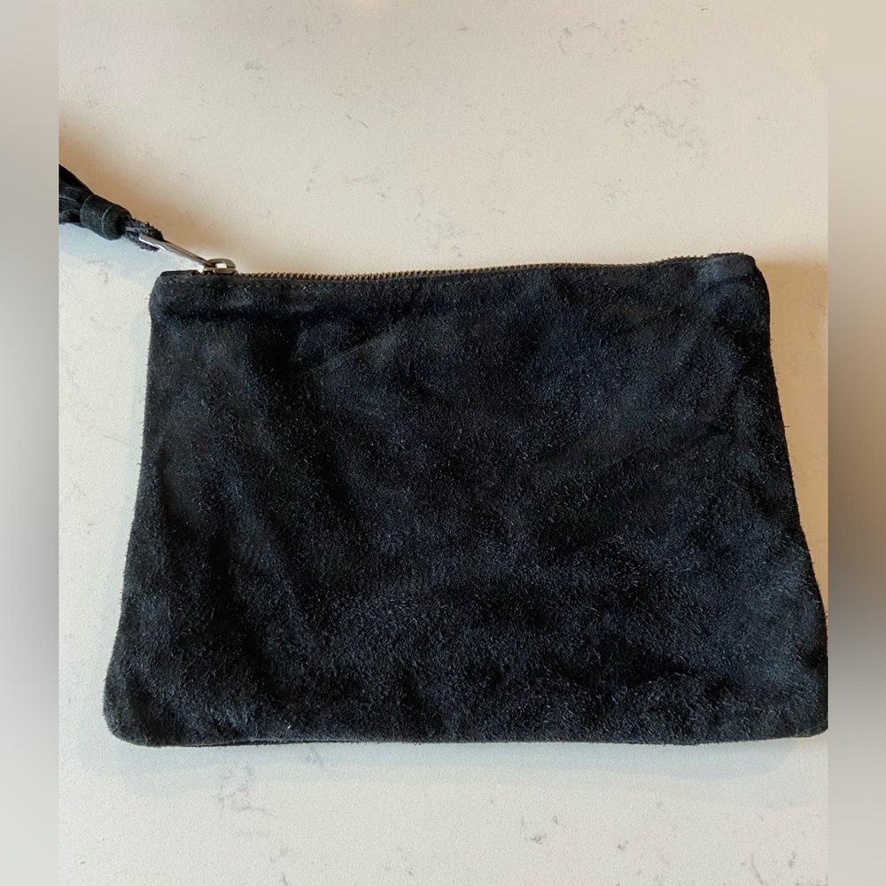 Target Black Suede Wristlet